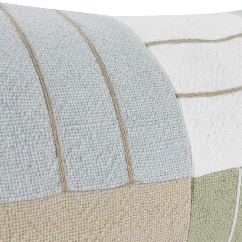 Villa by Classic Home Niya Linen Blend Multicolor Throw Pillow