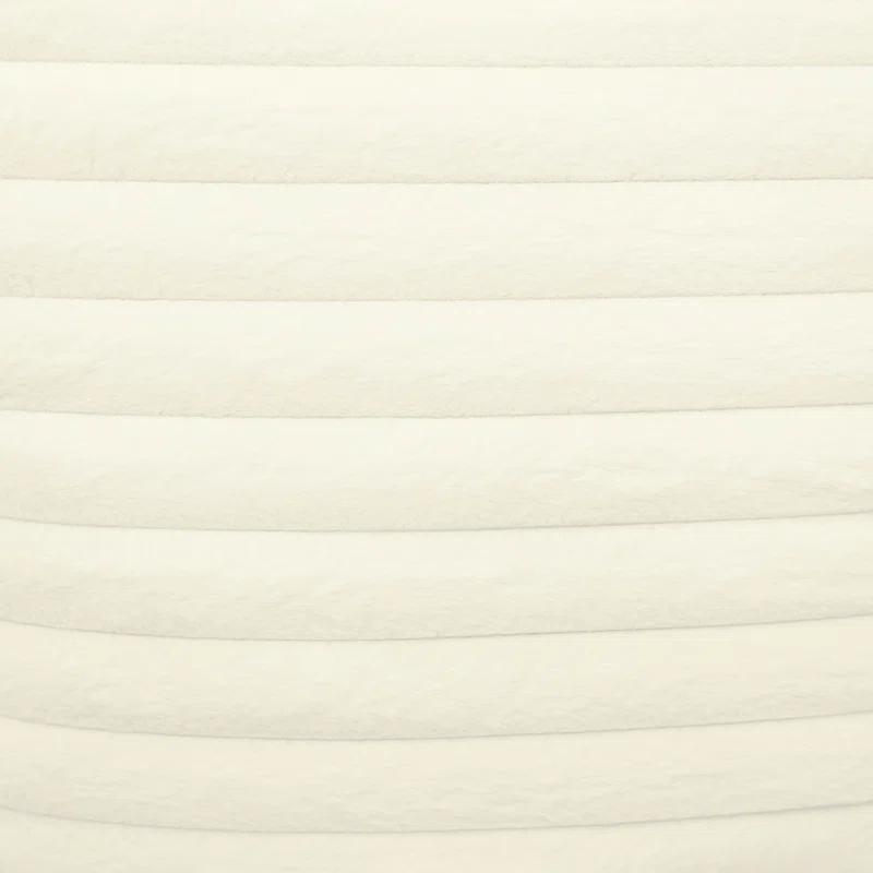 Furry Faux Fur Reversible Throw Pillow