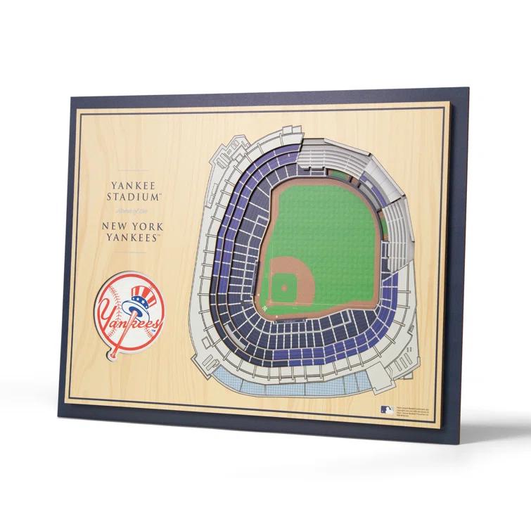 YouTheFan MLB 5-Layer StadiumViews 3D Wall Art