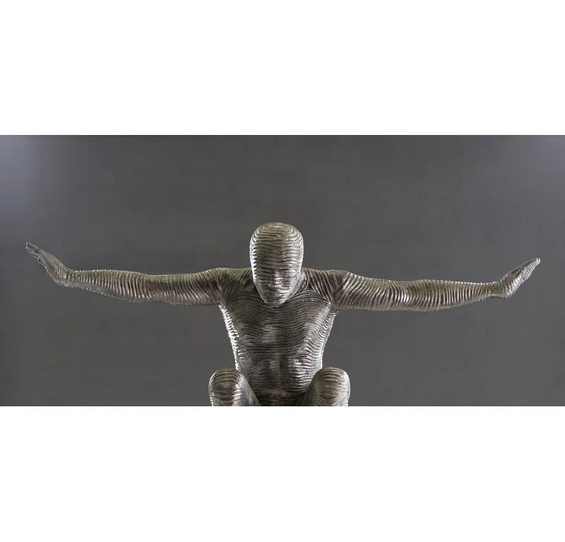 Aluminum Outstretched Arms Statue