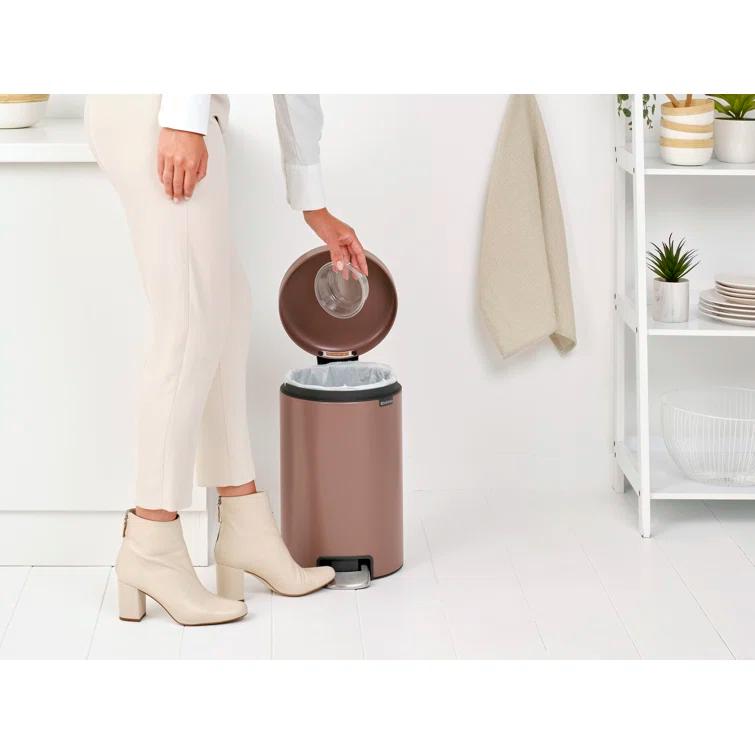 Brabantia Newicon Step On Trash Can, 3.2 Gallon (12 Liter)
