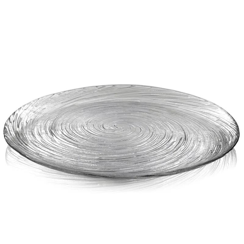 Wrought Studio™ Lyalya Glass Salad Plate Set of 12 (Set of 12)
