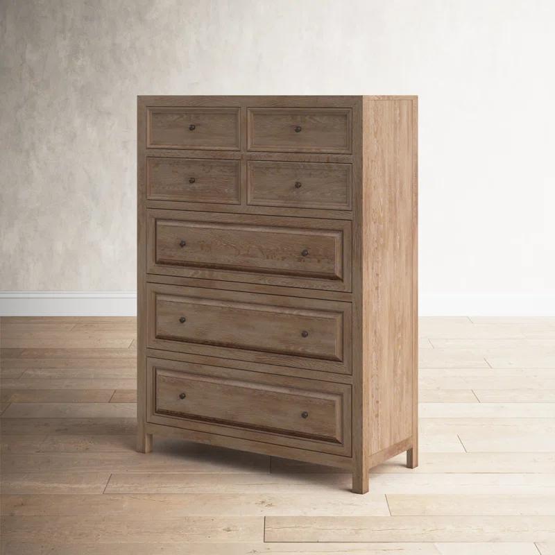 Birch Lane™ Katheryn Solid Wood 42'' W 7 - Drawer Dresser