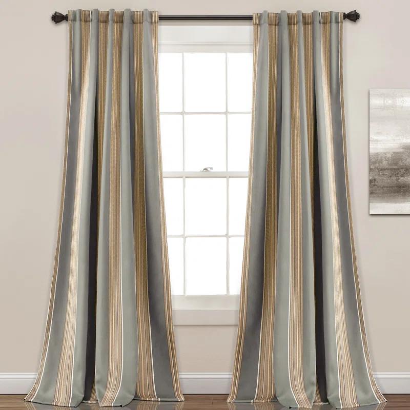 Lush Decor Julia Polyester Room Darkening Sliding Panel Pair (Set of 2)