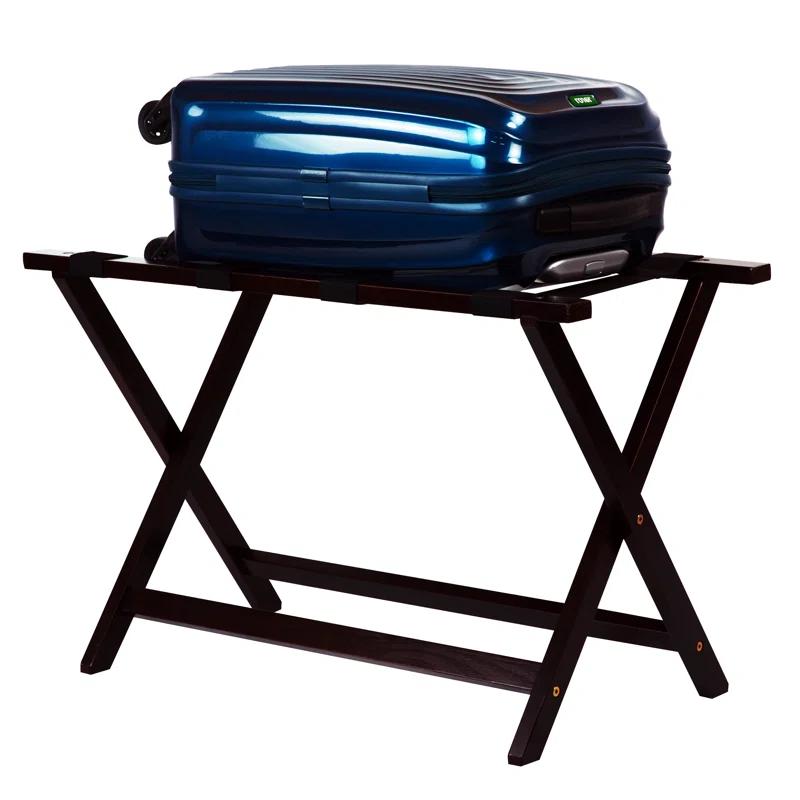 ROTSEN FURNITURE LLC. Heavy Duty Solid Wood Extra Wide Luggage Rack