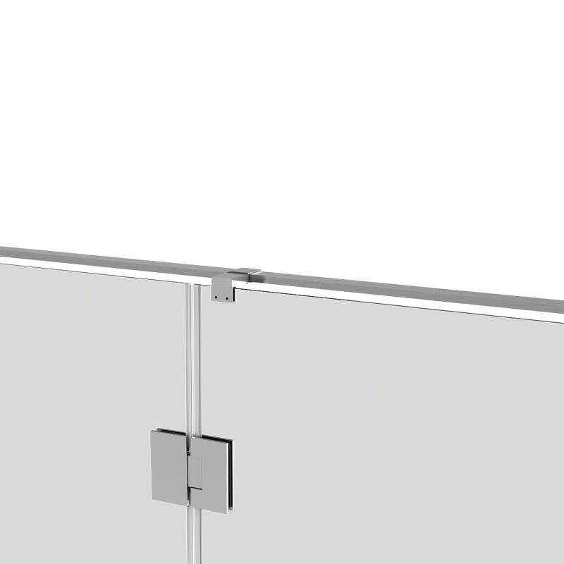 A&E Bath and Shower 48'' - W x 74'' H Door with Tani-48-CHR