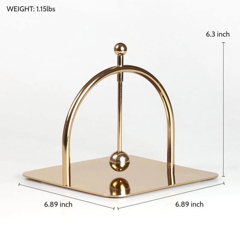 Orren Ellis Alloy Napkin Holder,Modern Fashion Style Luxury Napkin Holder For Tables, Dining, Picnic Table, Home Decor, Modern, Celebration Party Napkin Holder (Metal)