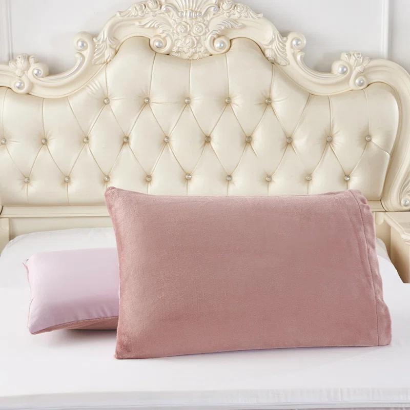 JML JML BorregoSolid1024 Microfiber Reversible 3 Piece Comforter Set, Sherpa Flannel Fleece Bed Blanket, King/Queen