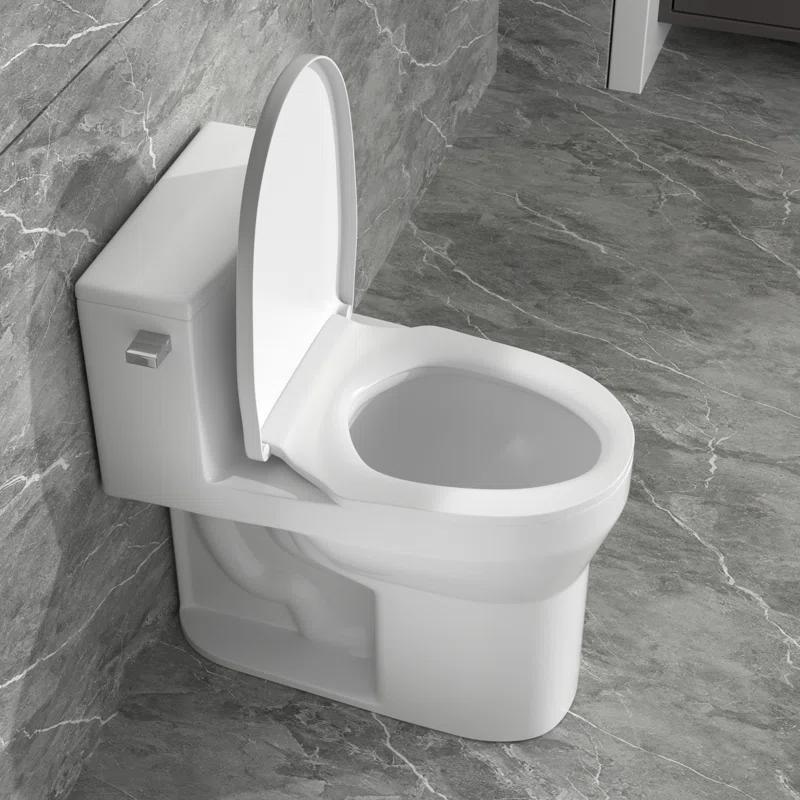 Lordear H-MTLC-T133 Lordear 1.28 Gallons GPF Elongated Comfort Height Floor Mounted One-Piece Toilet (Seat Included)