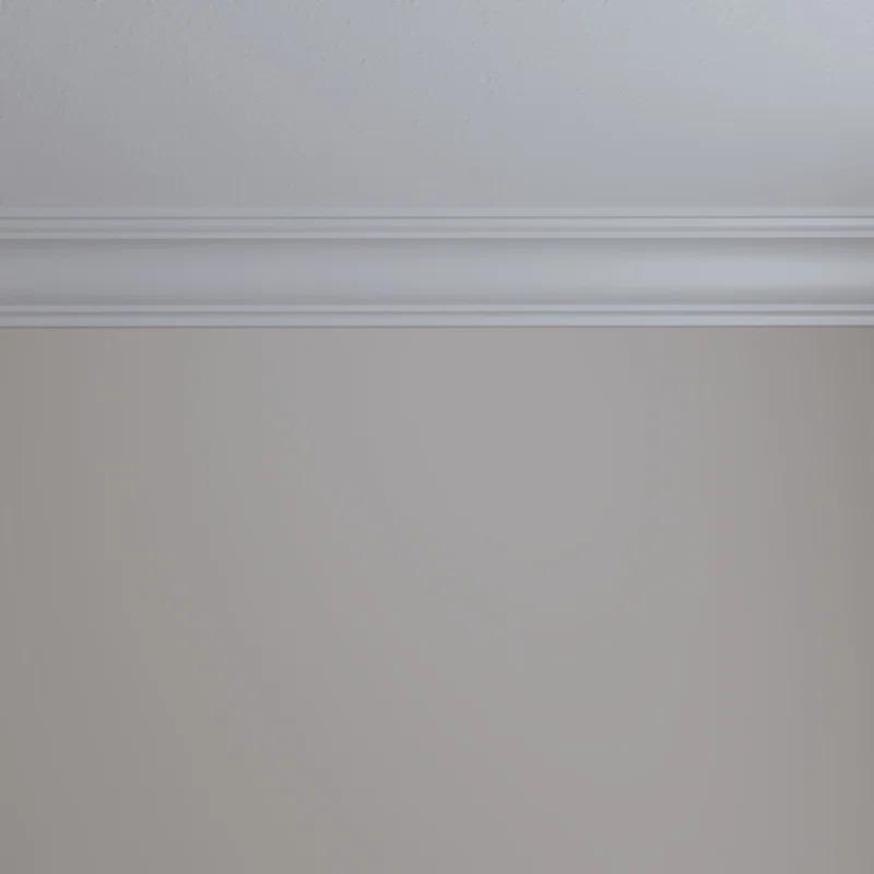 Ekena Millwork 4 7/8"H x 4 3/8"P x 6 1/2"F x 94 1/2"L Strasbourg Traditional Crown Moulding