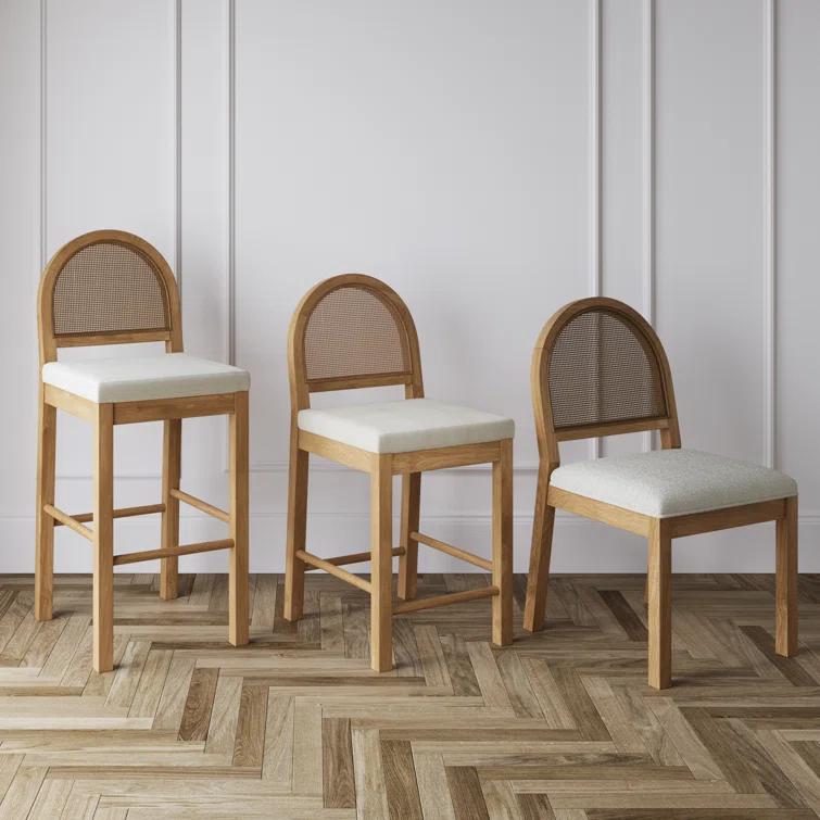 Nathan James Boucle Counter Stool