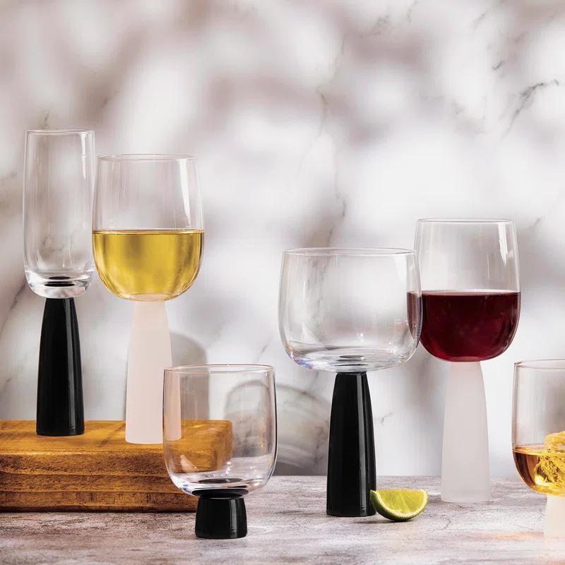 Peri 10.25oz. Glass Drinking Glass Glassware Set (Set of 2)