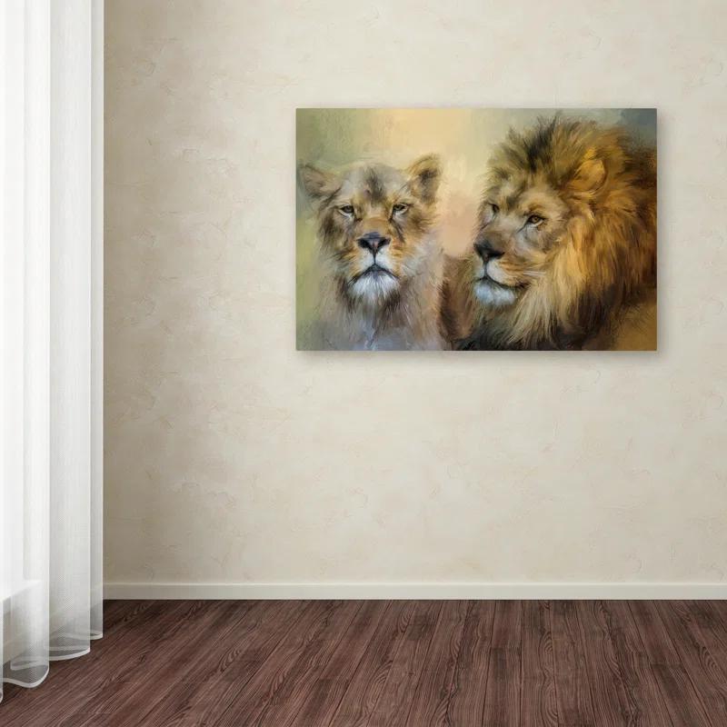 Trademark Fine Art Jai Johnson " The Lion And His Lioness " by Jai Johnson