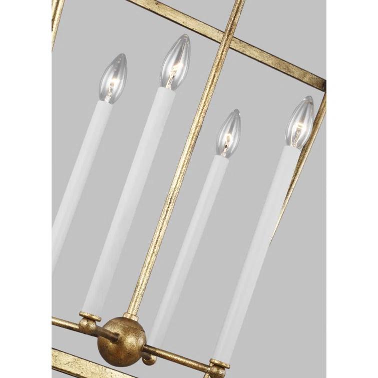 August Grove® Lilo 4 - Light Dimmable Lantern Geometric Chandelier