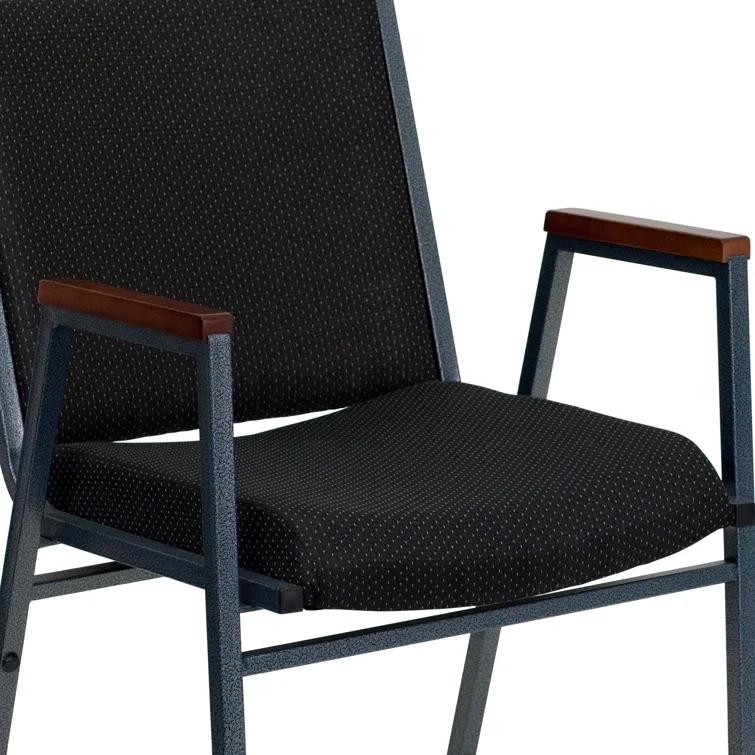 Flash Furniture Aliya Heavy Duty Stack Chair with Arms (Set of 4)