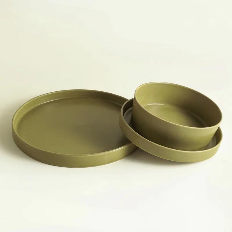 MODAN Stoneware Dinnerware - Set of 24