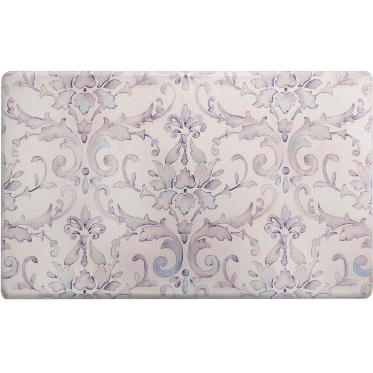 SoHome Cozy Living Watercolor Damask Anti-Fatigue Mat