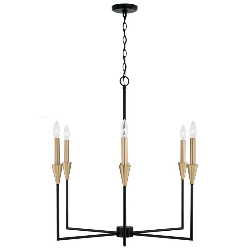 Capital Lighting Avant 6 - Light Dimmable Classic / Traditional Chandelier