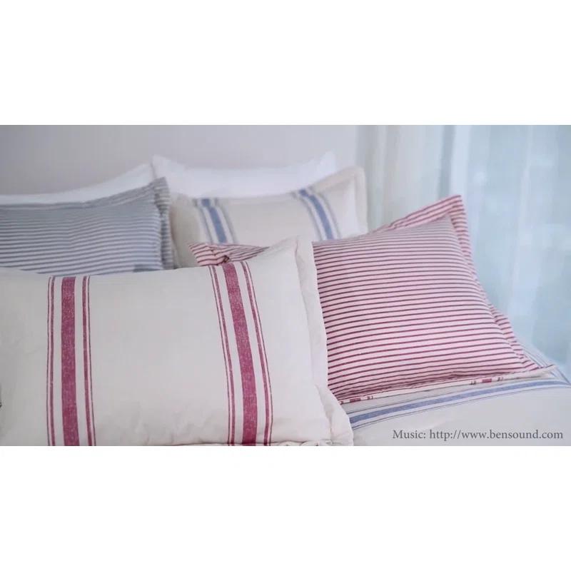 Standard Cotton 460 TC Reversible 3 Piece Duvet Cover Set