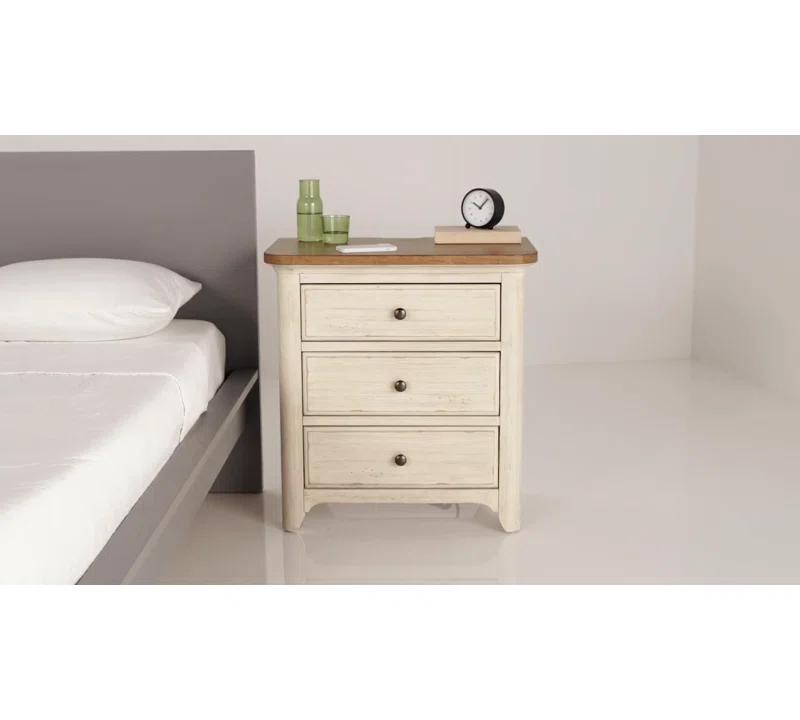 Harlowe 3 Drawer Nightstand