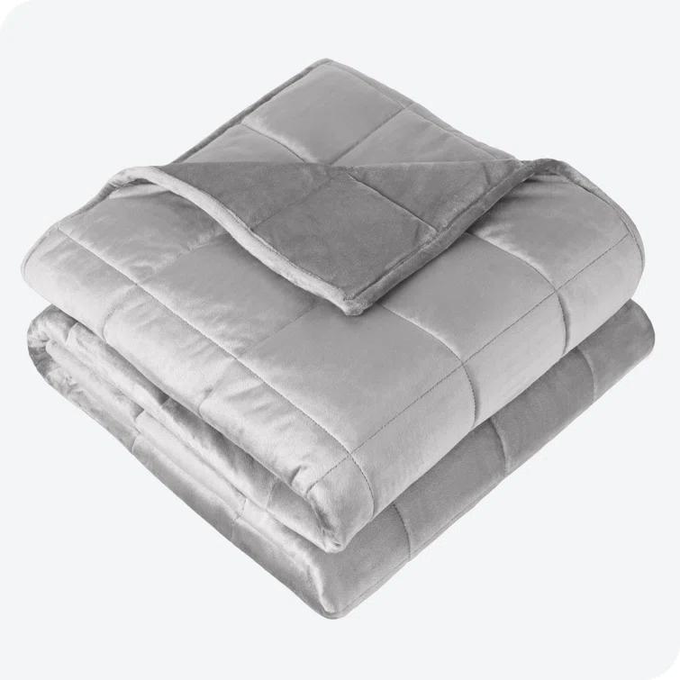 Bare Home Minky Fleece Weighted Blanket & Reviews | Wayfair