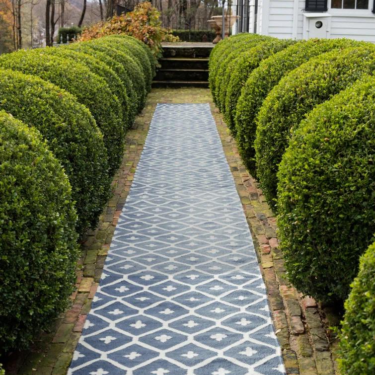 Elizabeth Navy Handwoven Indoor/Outdoor Rug