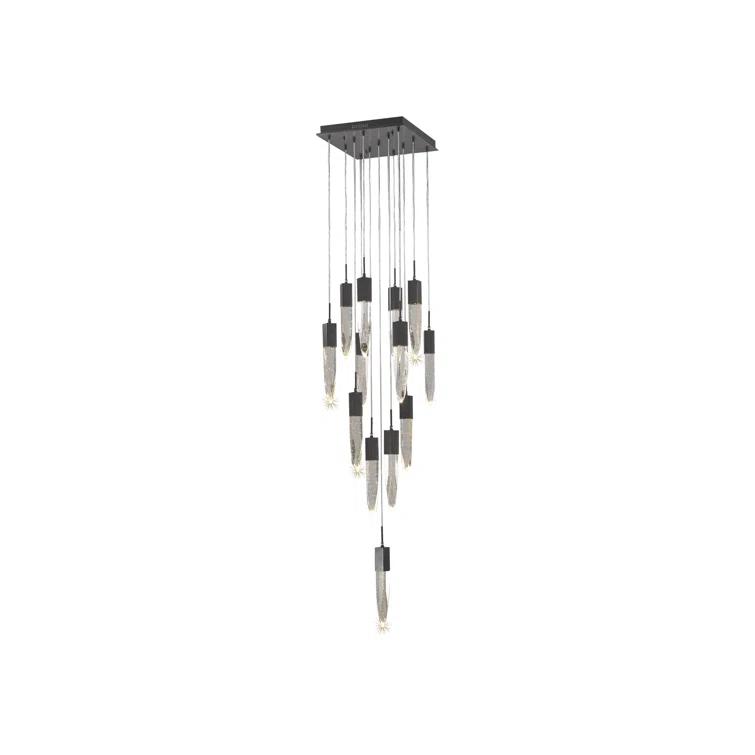 Avenue Lighting Aspen 13 - Light Crystal Dimmable Tiered Chandelier