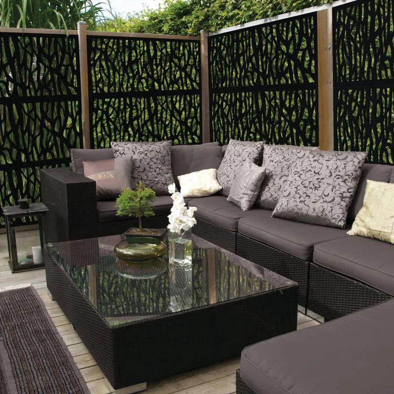 Barrette Outdoor Living 2 ft. x 4 ft. Sprig Decorative Screen