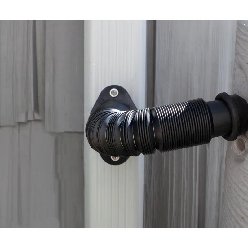 Good Ideas Rain Wizard Whiskey Style Rain Barrel with Overflow and Spigot