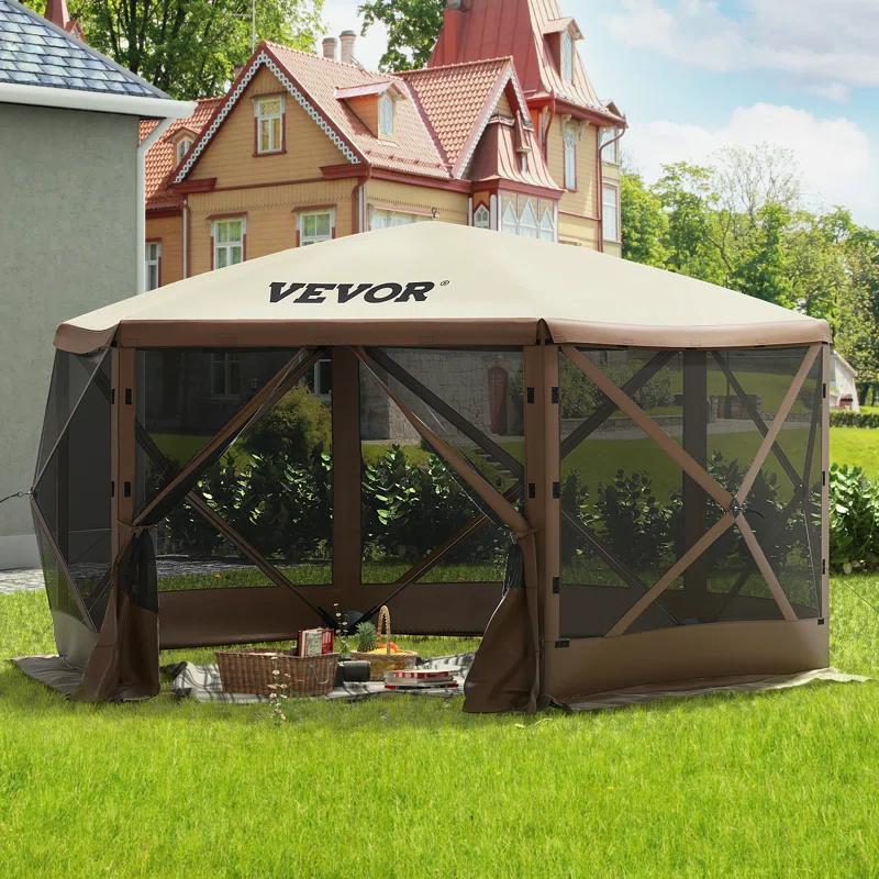VEVOR Pop-up Camping Gazebo Screen Tent