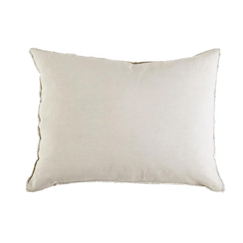 Blair Stonewashed Linen Sham by Pom Pom at Home - Taupe / Standard