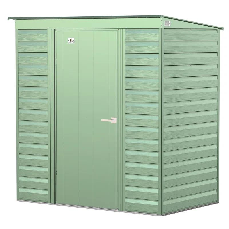 Arrow 6 ft. W x 4 ft. D Steel Horizontal Storage Shed