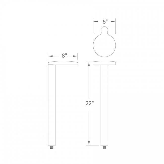 Low Voltage Metal Pathway Light