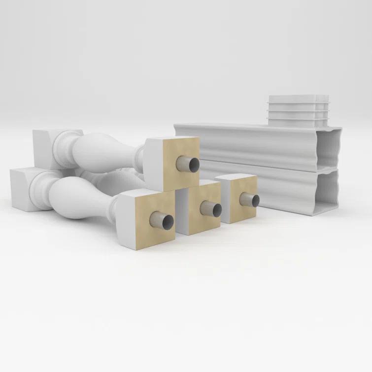 Ekena Millwork Legacy White Porch And Stair Railings