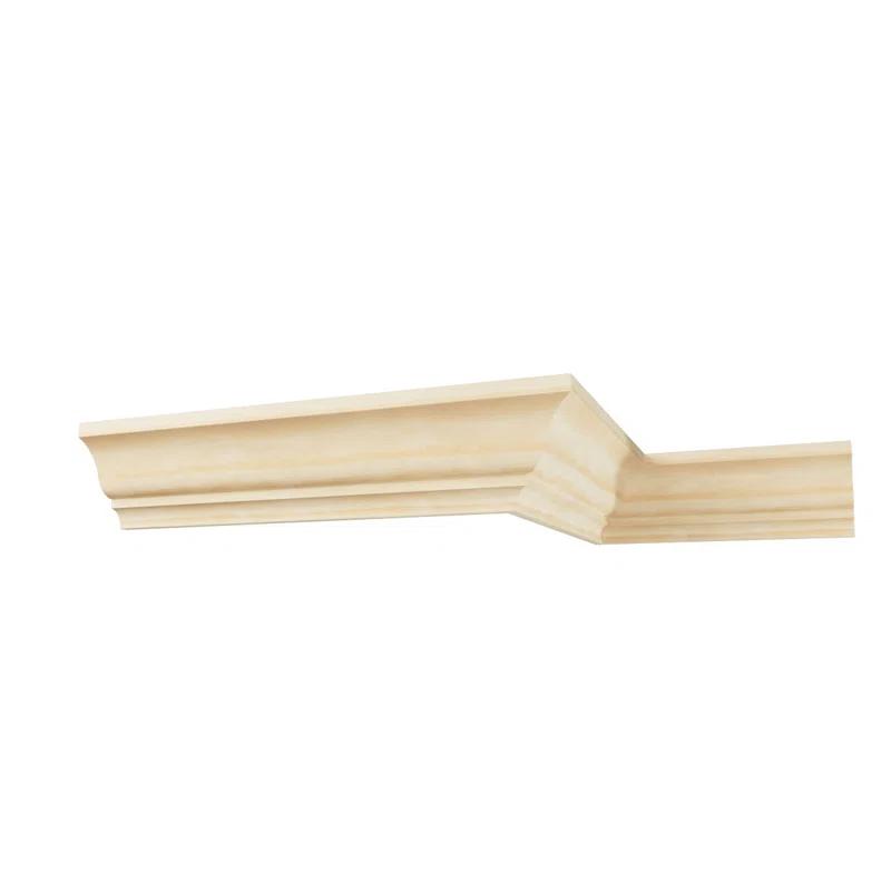 Ekena Millwork WM48 3 3/8"H x 2 5/8"P x 4 1/4"F x 96"L Americraft Solid Hardwood Stain Grade Crown Moulding