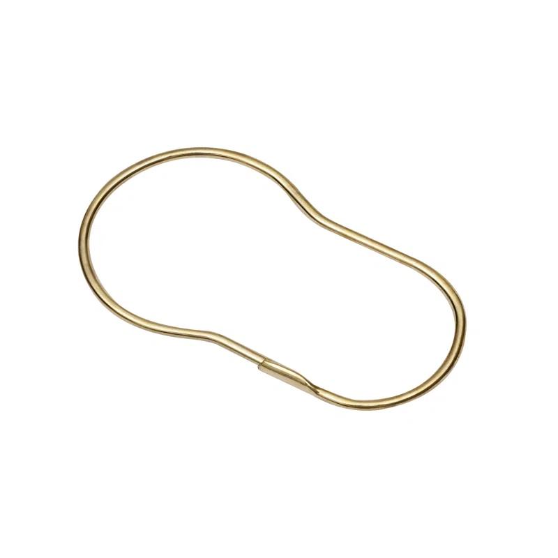 Utopia Alley Utopia Alley Rustproof Fixed Mount Single Curved Shower Rod, Aluminum, adjustable from 45" to 72" Wide