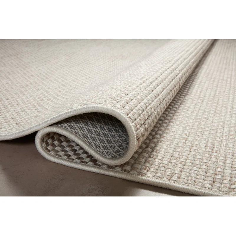 Amber Lewis x Loloi Malibu Ivory / Dove Indoor / Outdoor Area Rug