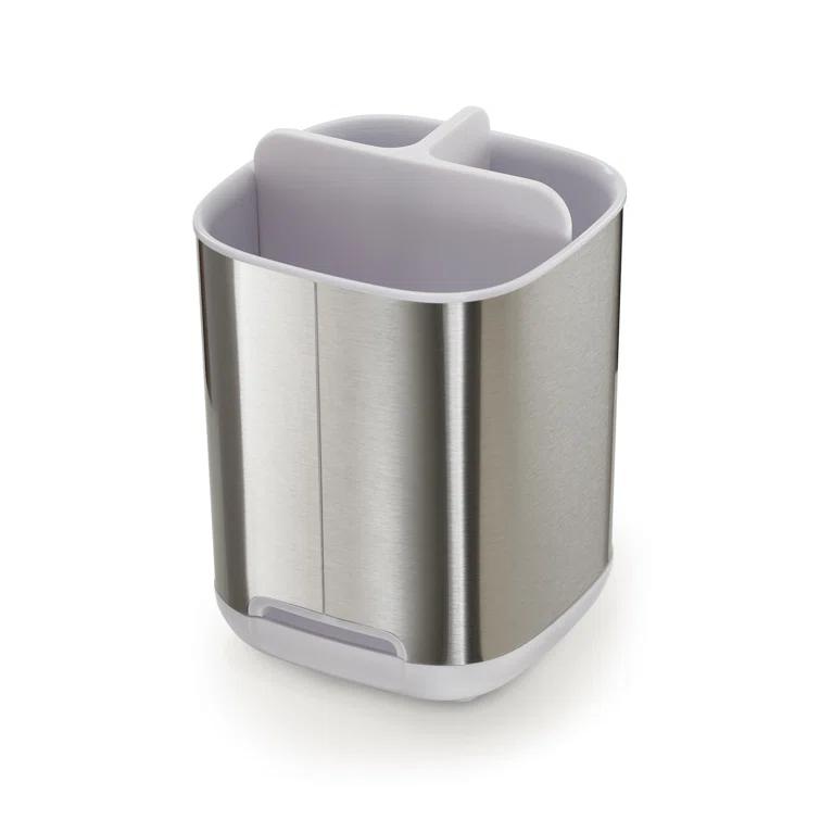 Joseph Joseph Joseph Joseph EasyStore Stainless Steel Compact Toothbrush Holder