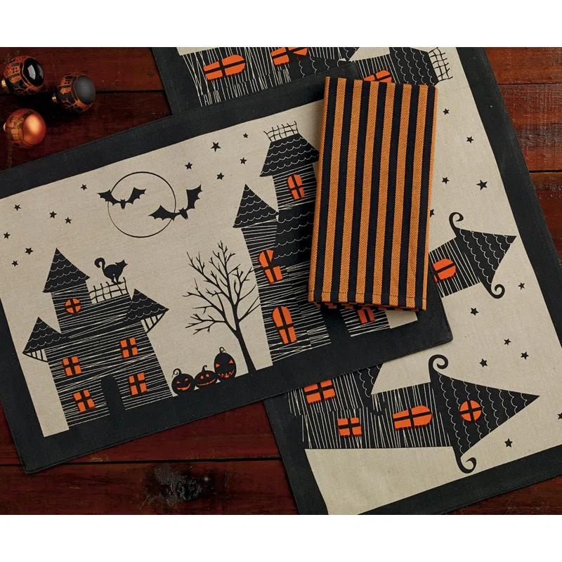 The Holiday Aisle® Turnage Haunted House Table Runner