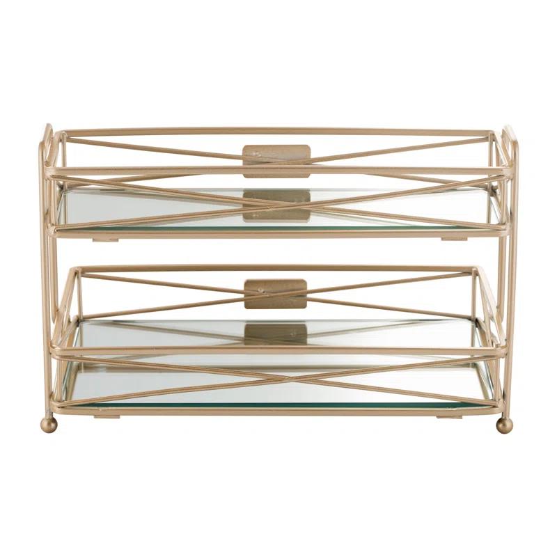 Mercer41 Mui 2 Compartment Makeup Organizer
