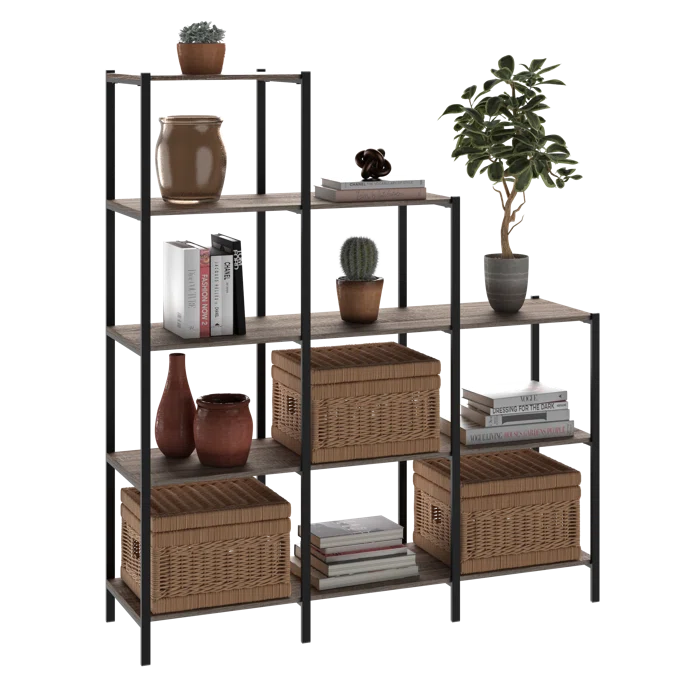 ClosetMaid 45.67'' W Steel Frame Step Bookcase