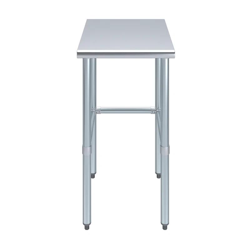 Amgood Stainless Steel Open Base Work Table