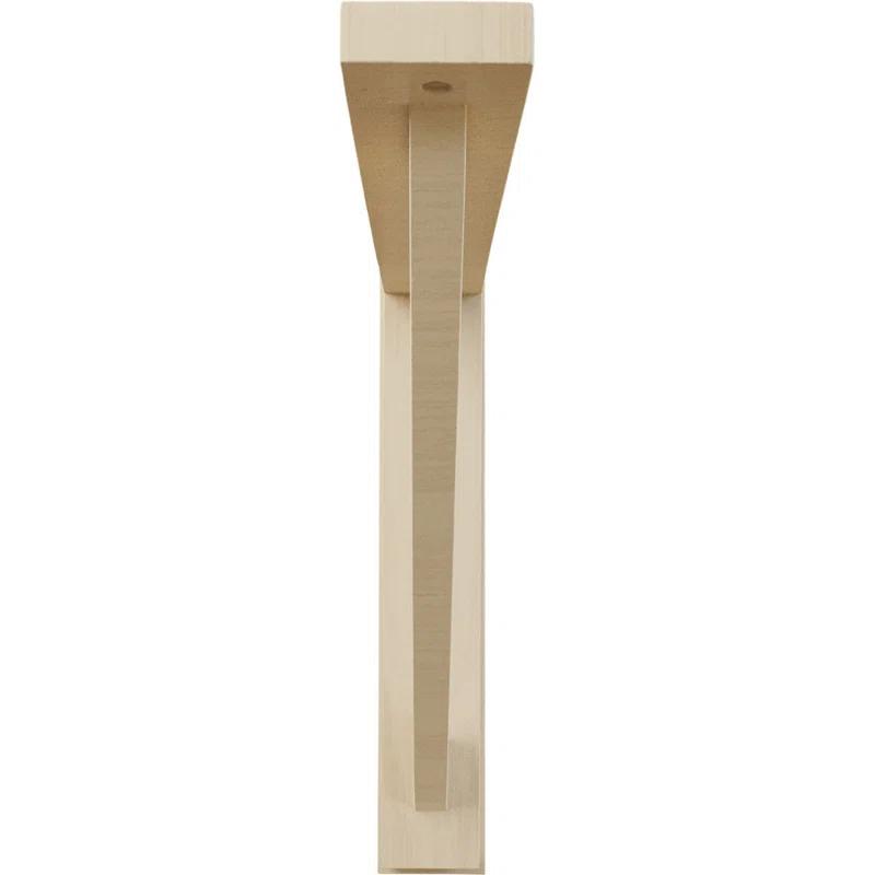 Ekena Millwork Traditional H 2.5'' W D Wood Bracket / Corbel