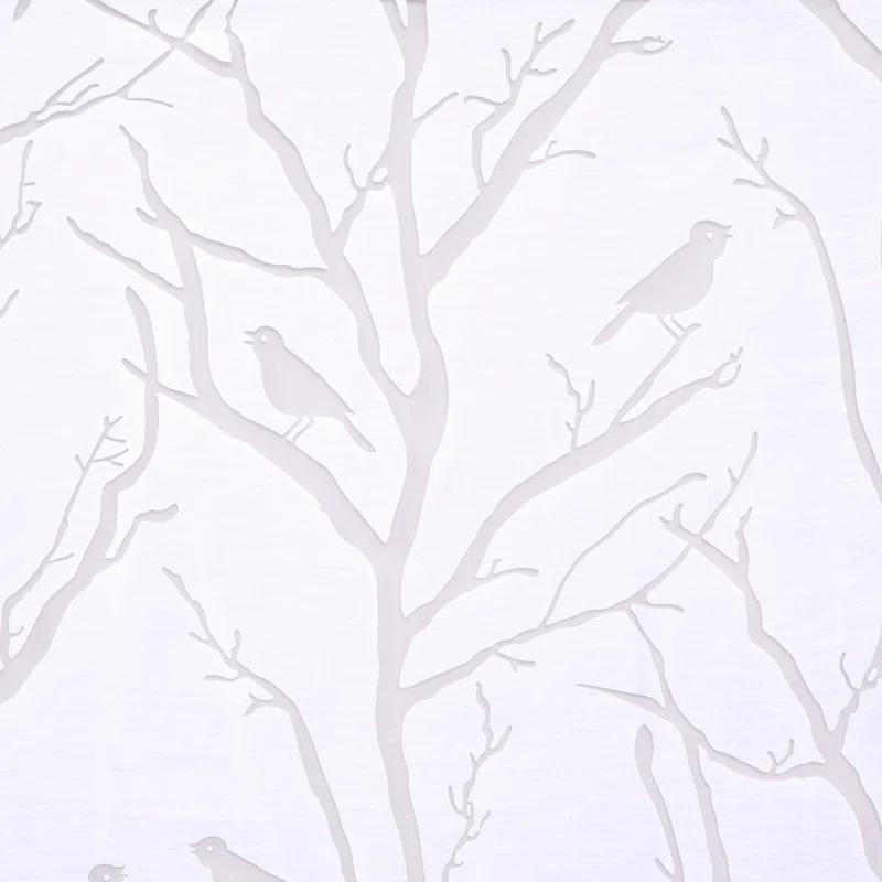 Madison Park Averil Grommet Top Sheer Bird on Branches Burnout Window Curtain