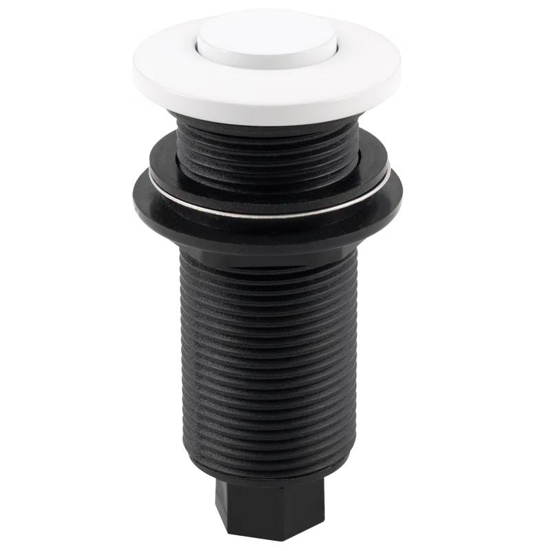 Westbrass Kitchen Sink Waste Disposal Air Switch and Dual Outlet Control Box, Flush Button