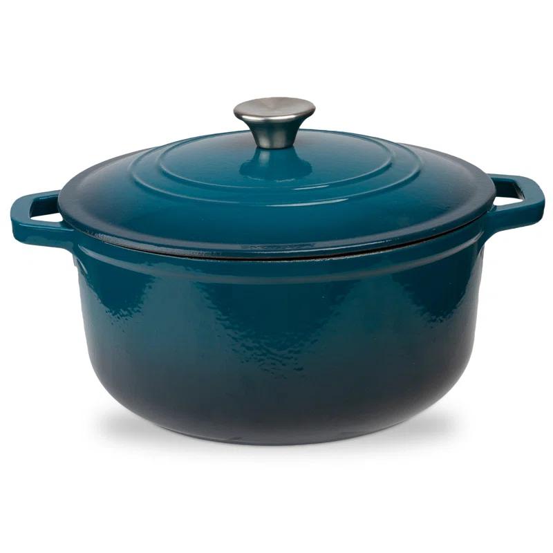 Lexi Home Enameled Cast Iron Round Dutch Oven
