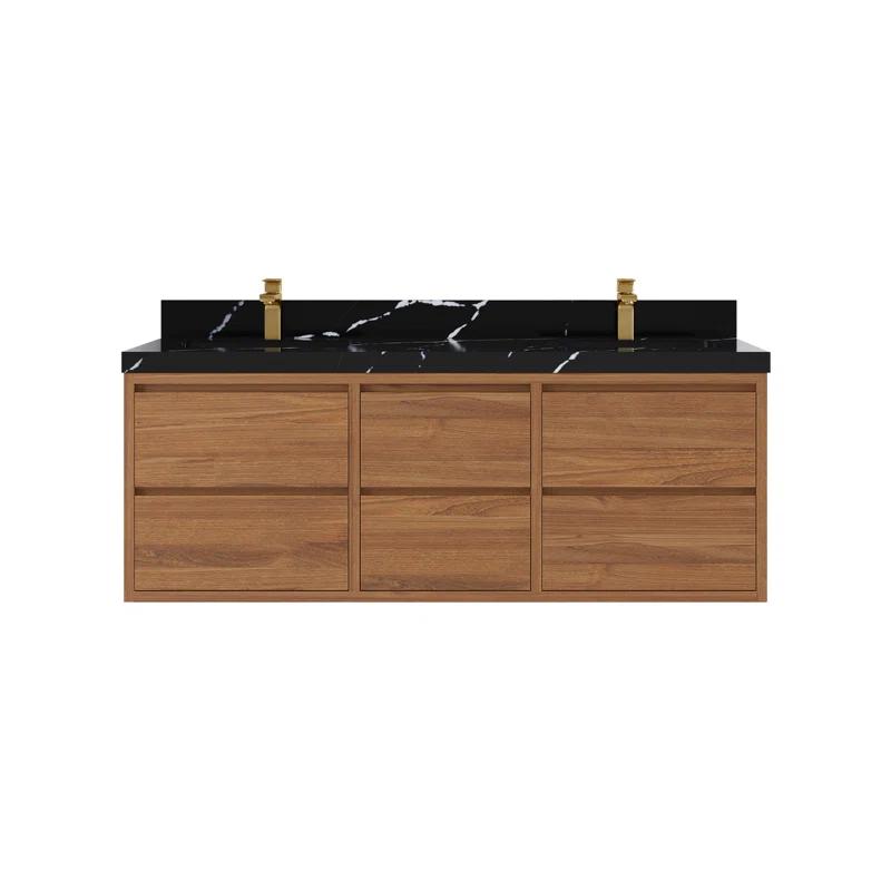 Willow Collections Madison 60'' Double Bathroom Vanity with Top