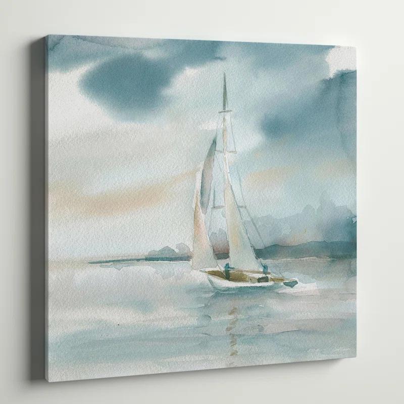 Sand & Stable™ " Subtle Mist I " Painting Print