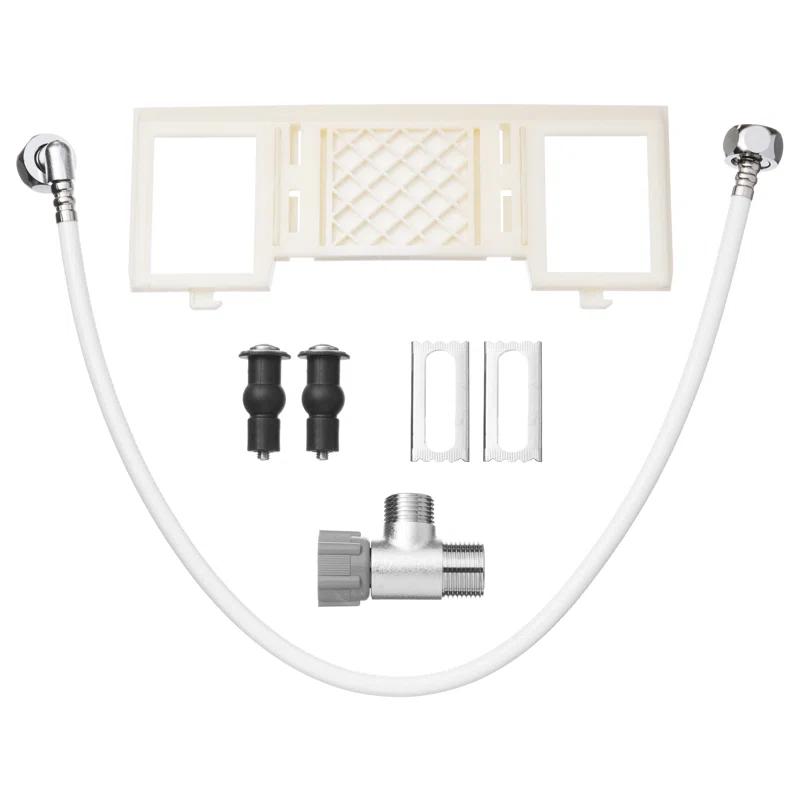 Brondell T44-EW Swash Thinline T44 Luxury Bidet Toilet Seat with Remote Control, White
