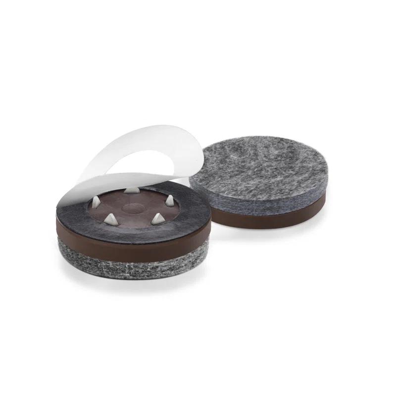 Slipstick Gorillafelt Cb270 Furniture Feet Floor Protectors/Felt Glides (Set Of 8) Tap On Felt Furniture Pads Guaranteed To Stay On, 1-1/2 Inch Round Sliders (Set of 8)